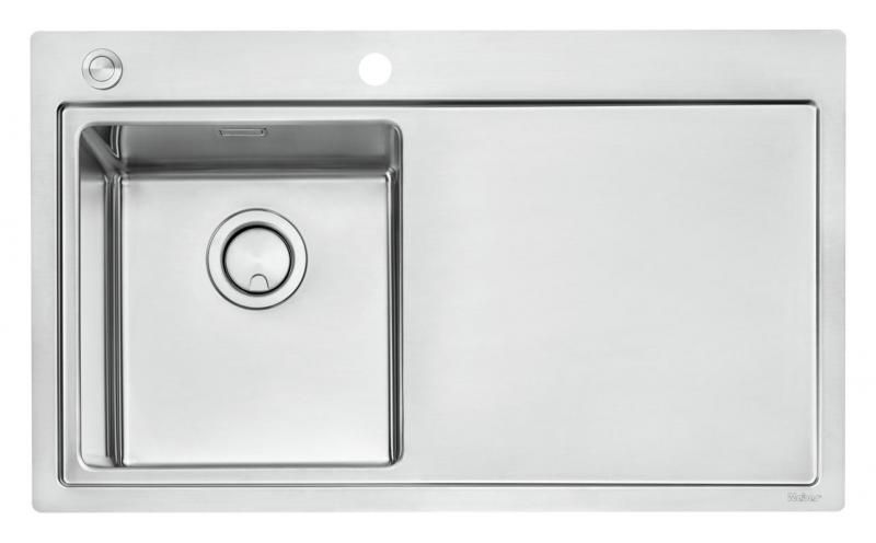 Naber Corno Ora Edelstahl Spülbecken (Becken Links)